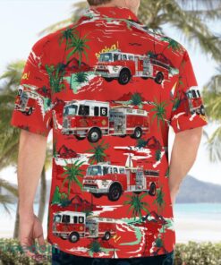 Adams County, Pennsylvania, Biglerville Hose & Truck Company Aloha Hawaiian Shirt Product Photo 2