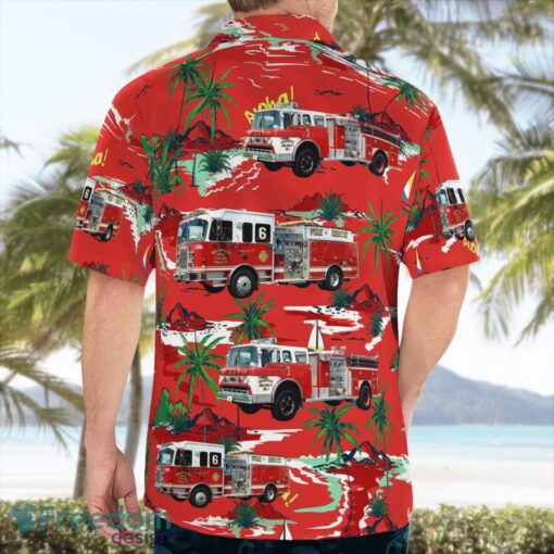 Adams County, Pennsylvania, Biglerville Hose & Truck Company Aloha Hawaiian Shirt Product Photo 2