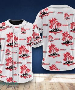 Advance Auto Parts Baseball Jersey Coconut Tree Pattern For Men Women