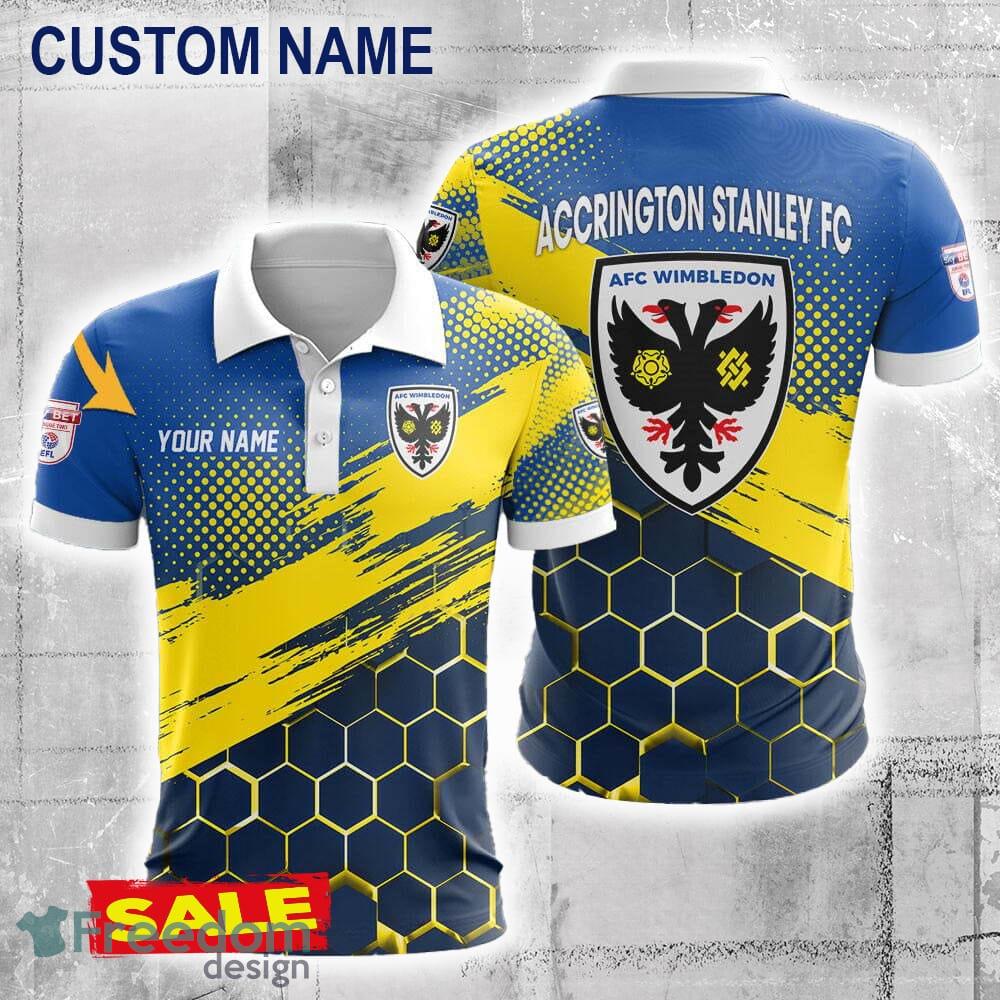 AFC Wimbledon 3D Polo Shirt New Trending For Men Women Fans Custom Name image AFC Wimbledon 3D Polo Shirt New Trending For Men Women Fans Custom Name - AFC Wimbledon 3D Polo Shirt New Trending For Men Women Fans Custom Name
