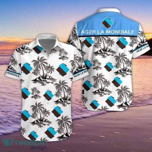 AG2R La Mondiale Hawaiian Shirt And Shorts Beach Lover Gift Hawaii Shirt For Men And Women Product Photo 1