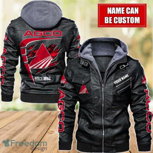 AGCO Allis 2D Leather Jacket For Men Custom Name Special Gift Ideas Product Photo 1