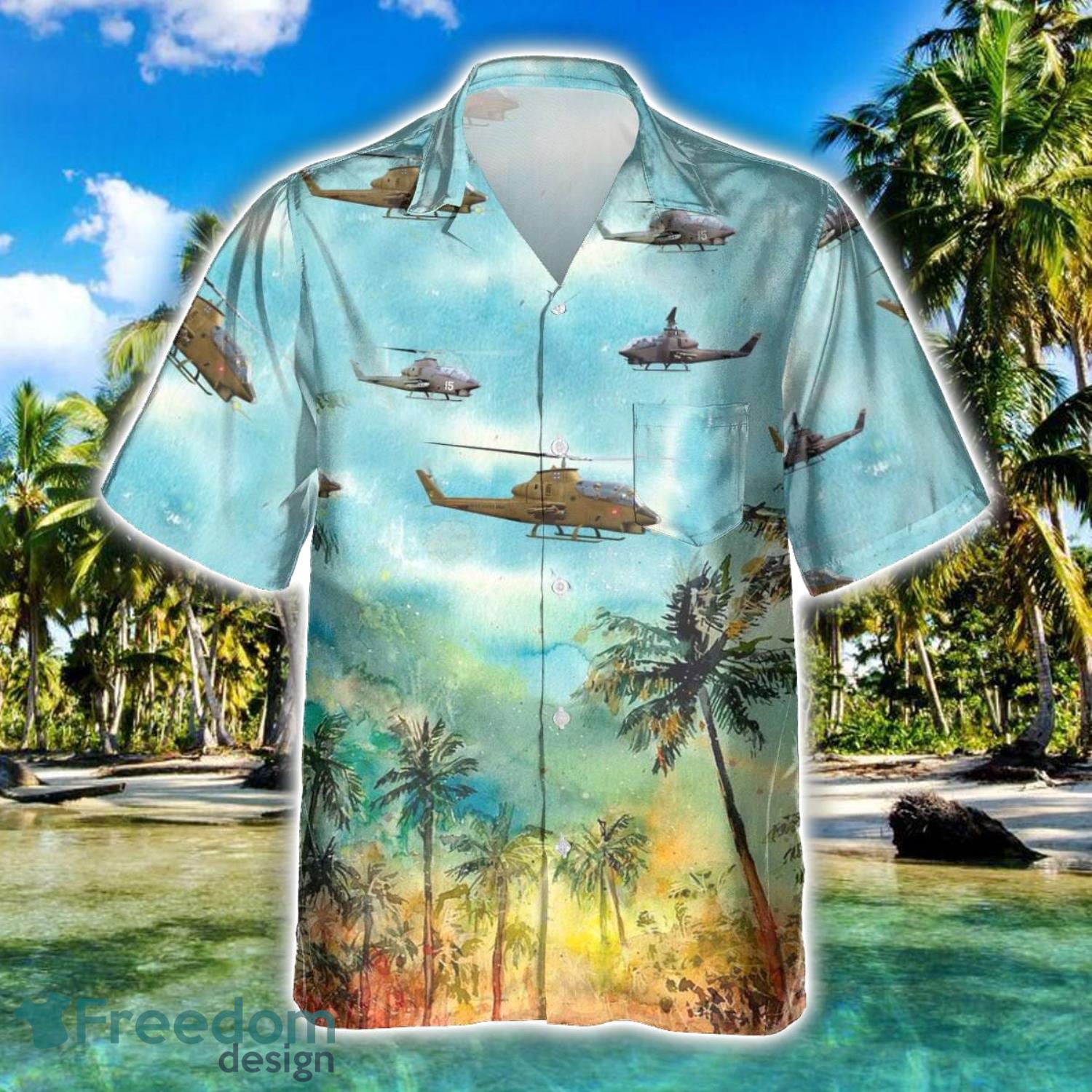 AH 1G Cobra Gunship AH1G ARMY Aircraft Summer Hawaiian Shirt Veteran Shirt For Men And Women image AH-1G Cobra Gunship AH1G ARMY Aircraft Summer Hawaiian Shirt Veteran Shirt For Men And Women Product Photo 1