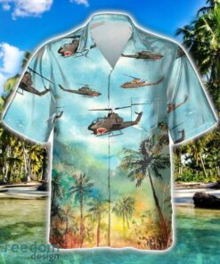 AH-1S Cobra Gunship AH1S ARMY Aircraft Summer Hawaiian Shirt Veteran Shirt For Men And Women