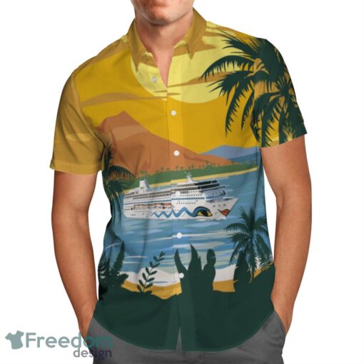 AIDA Cruises AIDAmira Summer Hawaiian Shirt Product Photo 2