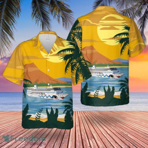 AIDA Cruises AIDAmira Summer Hawaiian Shirt Product Photo 1