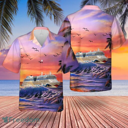 AIDA Cruises Summer Hawaiian Shirt Product Photo 1