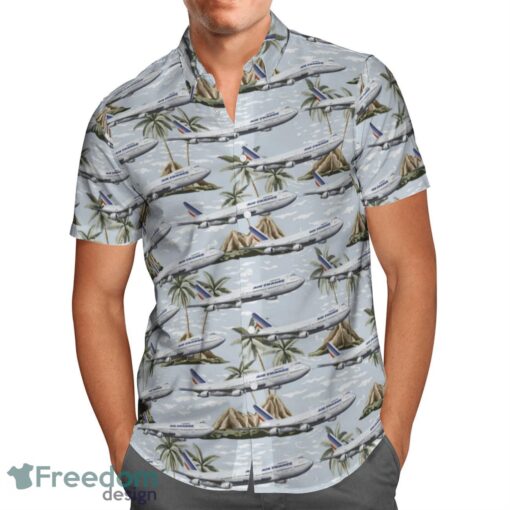 Air France Boeing 747-200 Hawaiian Shirt Beach Shirt Summer Holiday Gift Product Photo 2