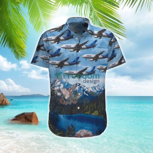 Air Transat Airbus A310-308 Hawaiian Shirt Beach Summer Shirt Product Photo 1