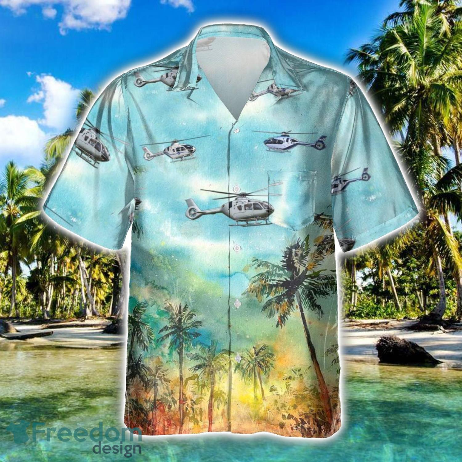 Airbus H135 Aircraft Summer Hawaiian Shirt Veteran Shirt For Men And Women image Airbus H135 Aircraft Summer Hawaiian Shirt Veteran Shirt For Men And Women Product Photo 1