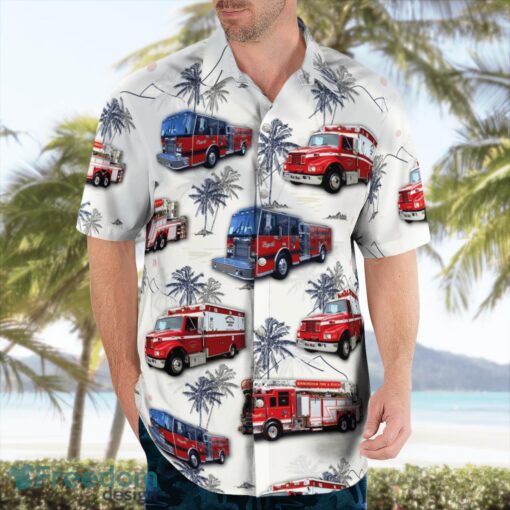 Alabama Birmingham Fire and Rescue Service Department Hawaiian Shirt Beach Shirt Summer Holiday Gift Product Photo 3