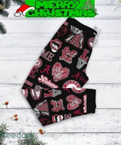 Alabama Crimson Tide Kind Of Girl Christmas Fleece Pajamas Set Full Print Christmas For Women - Alabama Crimson Tide Kind Of Girl Christmas Fleece Pajamas Set-2