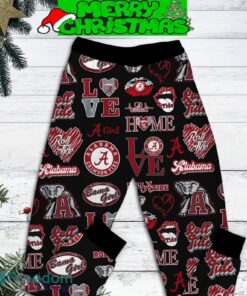 Alabama Crimson Tide Kind Of Girl Christmas Fleece Pajamas Set Full Print Christmas For Women - Alabama Crimson Tide Kind Of Girl Christmas Fleece Pajamas Set-3