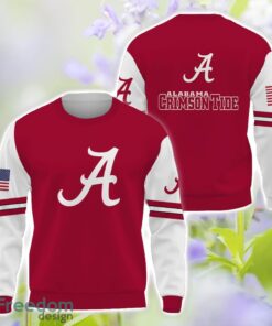 Alabama Crimson Tide Logo Team 3D T-Shirt Sweatshirt Hoodie Zip Hoodie For Men Women Product Photo 2