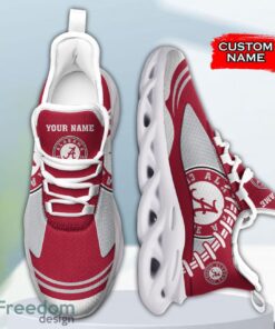 Alabama Crimson Tide NCAA Max Soul Shoes Big Logo And Custom Name Sneakers For Men Women Product Photo 4