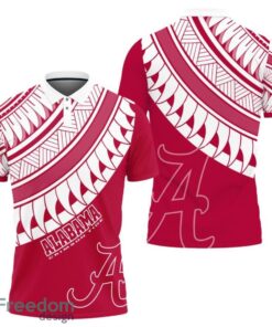 Alabama Crimson Tide Polynesian Pattern Polo Shirt Alabama Crimson Tide Polynesian Pattern Polo Shirt