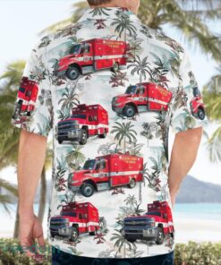 Alachua County Fire Rescue, Florida 3D Hawaiian Shirt Product Photo 2