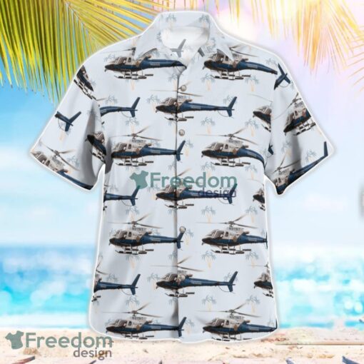 Alaska State Troopers Helicopter Hawaiian Shirt Beach Summer Shirt Product Photo 2