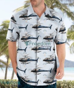 Alaska State Troopers Helicopter Hawaiian Shirt Beach Summer Shirt Product Photo 3