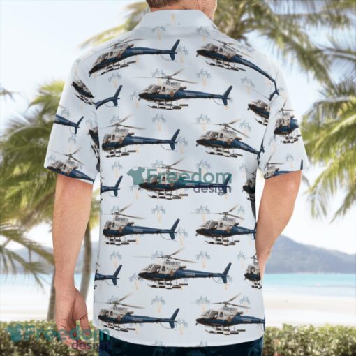 Alaska State Troopers Helicopter Hawaiian Shirt Beach Summer Shirt Product Photo 4