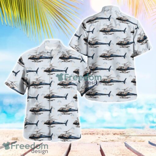 Alaska State Troopers Helicopter Hawaiian Shirt Beach Summer Shirt Product Photo 1