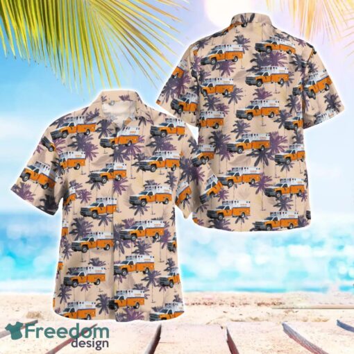 Albany County, New York, Colonie EMS Hawaiian Shirt Summer Beach Gift Product Photo 1