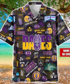 Albany Great Danes Logo Hawaiian Shirt For Fans Trending Beach Shirt Custom Name