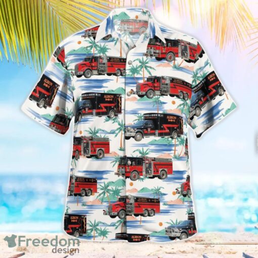 Albion, Maine, Albion Fire-Rescue Hawaiian Shirt Summer Beach Gift Product Photo 3