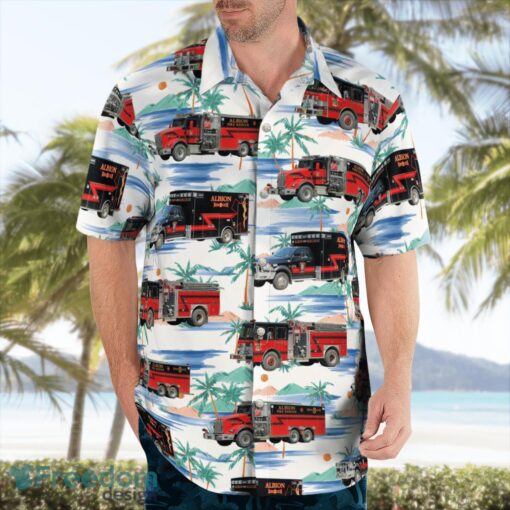 Albion, Maine, Albion Fire-Rescue Hawaiian Shirt Summer Beach Gift Product Photo 4