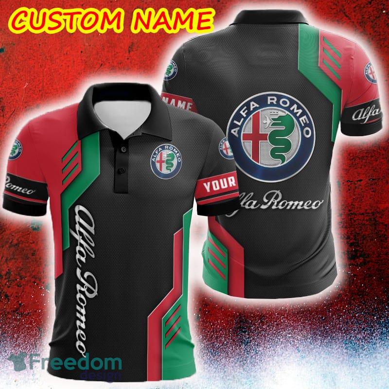 Alfa Romeo Logo Car Truck And Motorcycle Polka Dot Leather Polo Car AOP Personalized image Alfa Romeo Logo Car Truck And Motorcycle Polka Dot Leather Polo Car AOP Personalized - Alfa Romeo Logo Car Truck And Motorcycle Polka Dot Leather Polo Car AOP Personalized