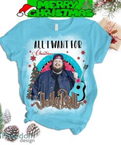 All I Want For Christmas Is Jelly Roll Fleece Pajamas Set Gift Family - All I Want For Christmas Is Jelly Roll Fleece Pajamas Set-2