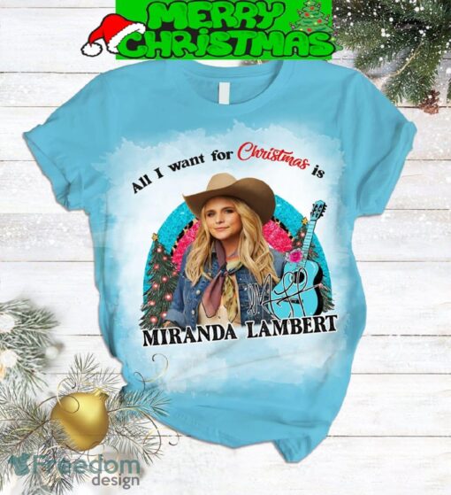 All I Want For Christmas Is Miranda Lambert Pajamas Set Christmas For Family - All I Want For Christmas Is Miranda Lambert Pajamas Set-3