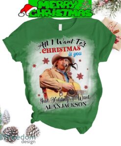 All I Want For Christmas Is You Just Kidding I Want Alan Jackson Fleece Pajamas Set For Christmas - All I Want For Christmas Is You Just Kidding I Want Alan Jackson Fleece Pajamas Set-3