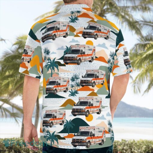 Allentown, Pennsylvania, City of Allentown EMS Ambulance Hawaiian Shirt Men Women Beach Shirt Product Photo 1