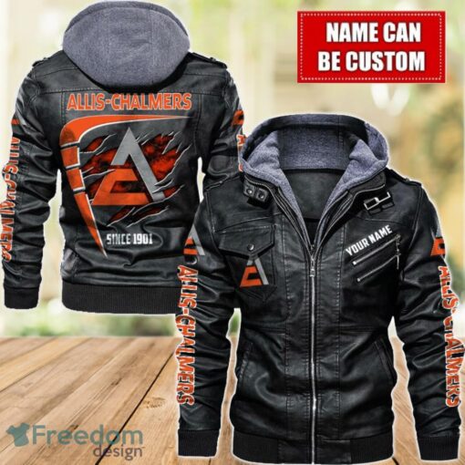 Allis Chalmers 2D Leather Jacket For Men Custom Name Special Gift Ideas Product Photo 1