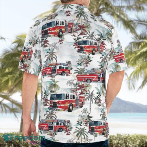 Ambridge Fire Department, Station 71 3D Hawaiian Shirt Product Photo 2