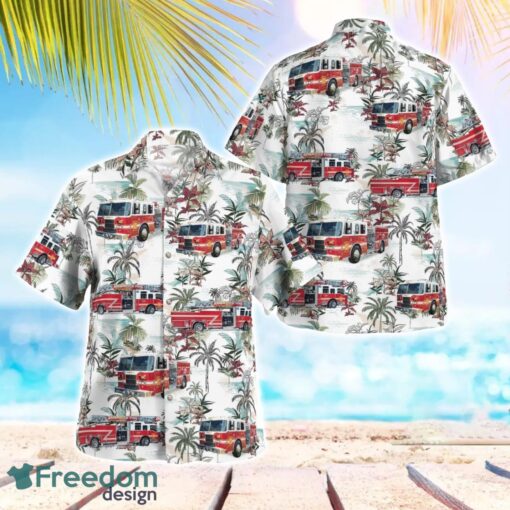 Ambridge Fire Department, Station 71 3D Hawaiian Shirt Product Photo 1