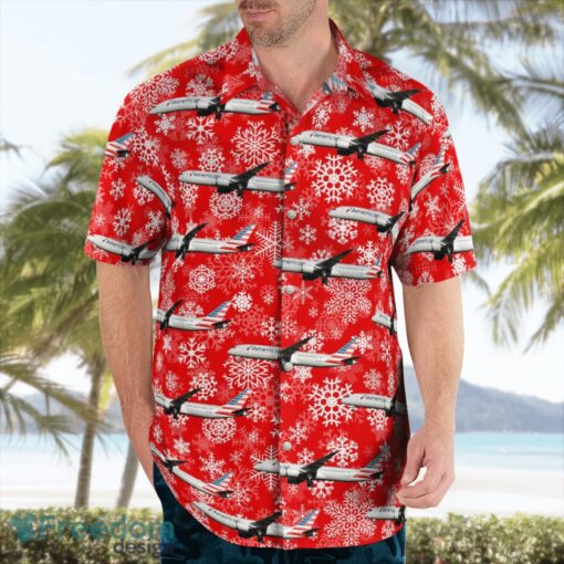 American Airlines Boeing 787-9 Dreamliner Holiday Hawaiian Shirt Beach Shirt Summer Holiday Gift Product Photo 4