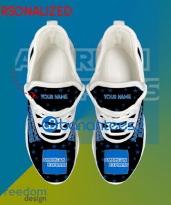 American Express Sport Sneaker Contemporary Custom Name Gift Max Soul Shoes USA Flag Star New For Fans - American Express Running Shoes New Trending Personalized Photo 2