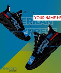 American Express Sport Sneaker Contemporary Custom Name Gift Max Soul Shoes USA Flag Star New For Fans
