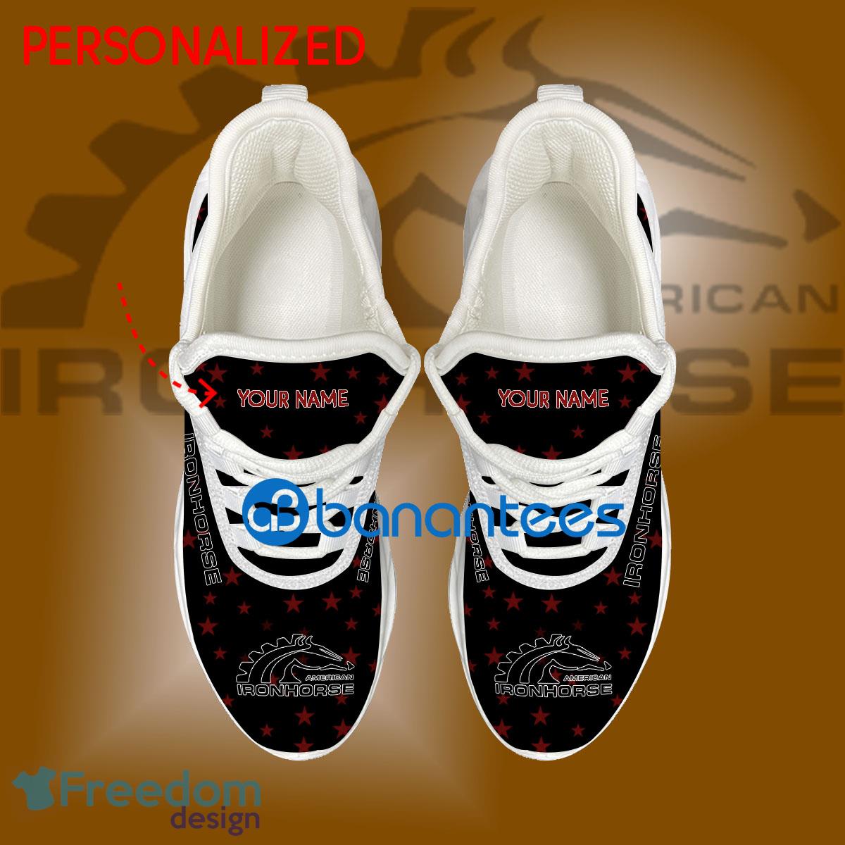 American IronHorse Motorcycle Chunky Sneaker Athletic Custom Name Gift Max Soul Shoes USA Flag Star New For Fans image American IronHorse Motorcycle Chunky Sneaker Athletic Custom Name Gift Max Soul Shoes USA Flag Star New For Fans - American IronHorse Motorcycle Running Shoes New Trending Personalized Photo 2