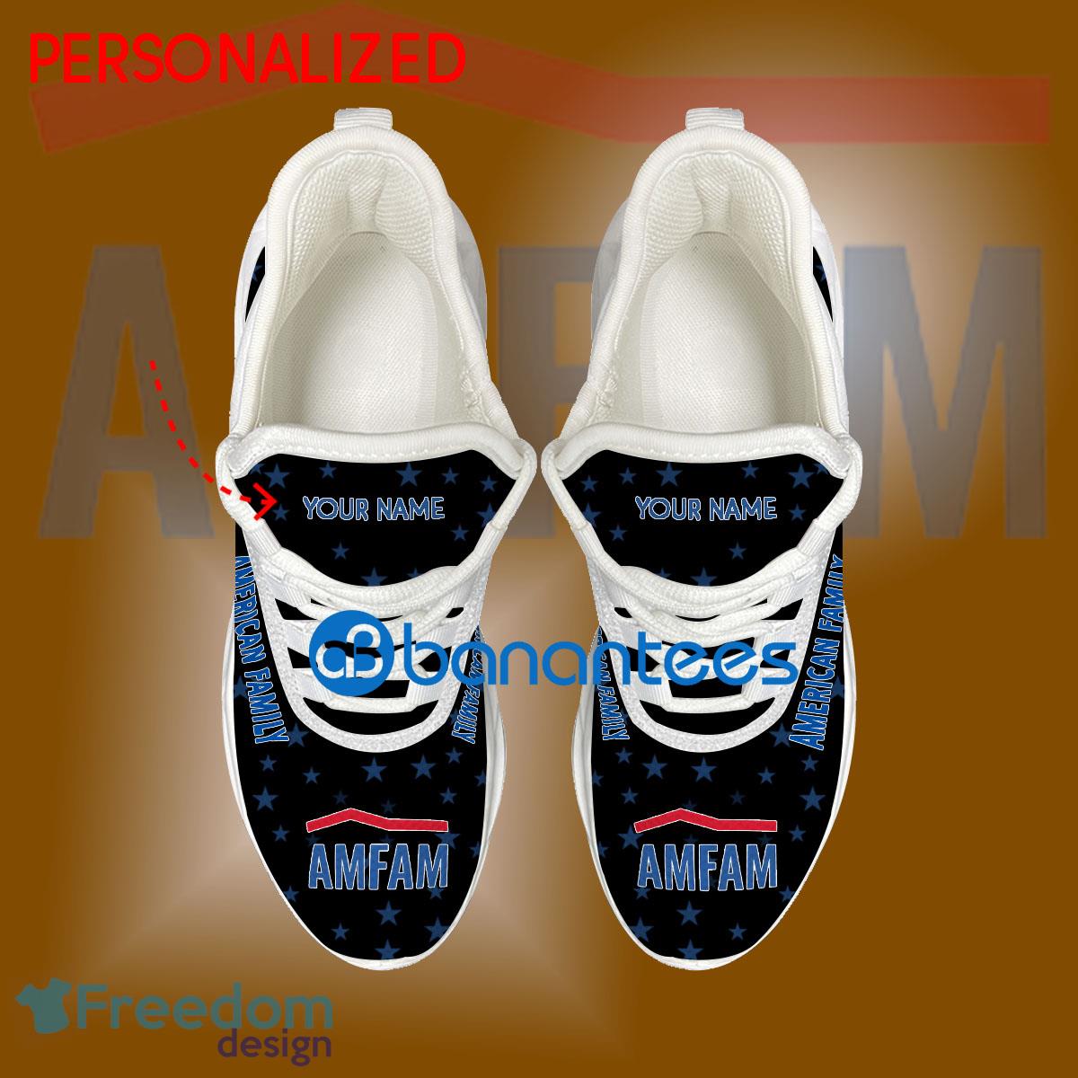 Amfam Running Sneaker Runners Custom Name Gift Max Soul Shoes USA Flag Star New For Fans image Amfam Running Sneaker Runners Custom Name Gift Max Soul Shoes USA Flag Star New For Fans - Amfam Running Shoes New Trending Personalized Photo 2