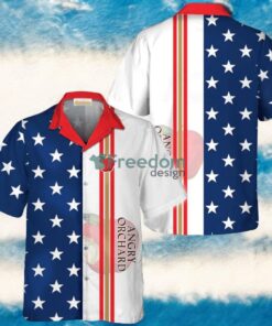 Angry Orchard Fourth Of July Tropical Aloha Hawaiian Shirt