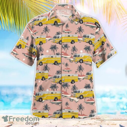 Annapolis Fire Department, Maryland Rescue Truck Hawaiian Shirt Beach Summer Shirt Product Photo 2