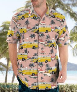 Annapolis Fire Department, Maryland Rescue Truck Hawaiian Shirt Beach Summer Shirt Product Photo 3