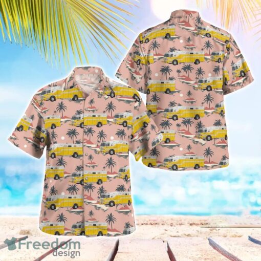 Annapolis Fire Department, Maryland Rescue Truck Hawaiian Shirt Beach Summer Shirt Product Photo 1