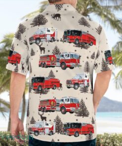 Antioch, Lake County, Illinois, Antioch Fire Department Aloha Hawaiian Shirt Product Photo 2