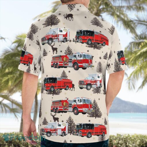 Antioch, Lake County, Illinois, Antioch Fire Department Aloha Hawaiian Shirt Product Photo 2