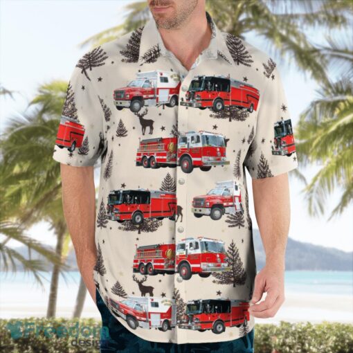 Antioch, Lake County, Illinois, Antioch Fire Department Aloha Hawaiian Shirt Product Photo 4