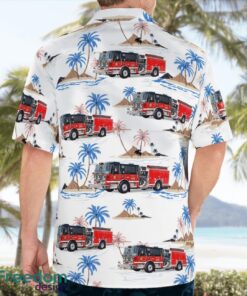 Arcola Volunteer Fire Department 3D Hawaiian Shirt Product Photo 2